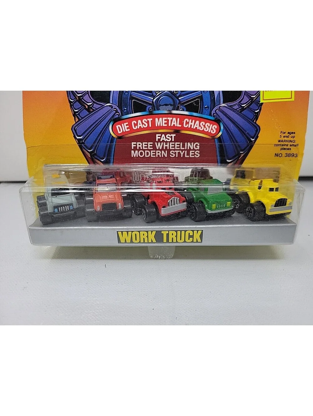 VTG Charter King Mini Mites Work Truck, Die Cast Metal Chassis